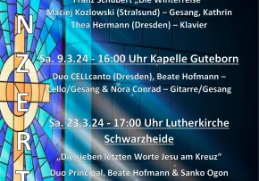 Plakat Passionsmusiken Ruhland-Guteborn-Schwarzheide 24 | Foto: Kirche Lauchhammer
